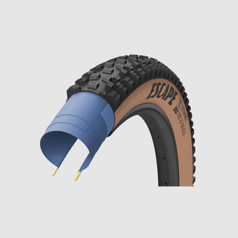 Goodyear Escape Ultimate R/T Tubeless MTB Tyre in Tan 27.5x2.35-1